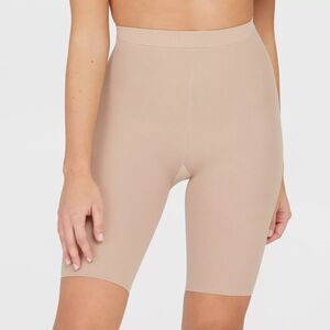 Assets By Spanx Shaping Mid Thigh Short Shaper Beige Size M New With Tags